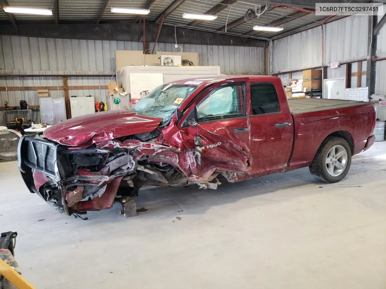 1C6RD7FT5CS297451 2012 Dodge Ram 1500 St