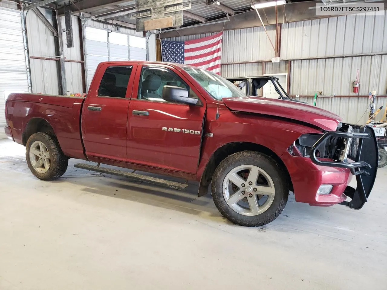 1C6RD7FT5CS297451 2012 Dodge Ram 1500 St