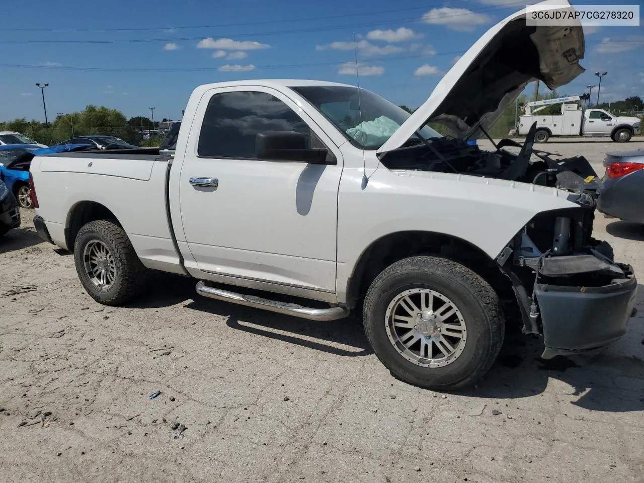 2012 Dodge Ram 1500 St VIN: 3C6JD7AP7CG278320 Lot: 68323054