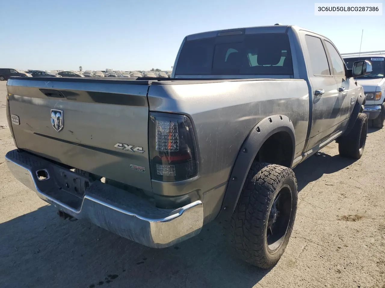 2012 Dodge Ram 2500 Longhorn VIN: 3C6UD5GL8CG287386 Lot: 68366824