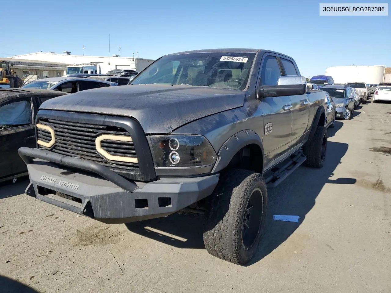 2012 Dodge Ram 2500 Longhorn VIN: 3C6UD5GL8CG287386 Lot: 68366824