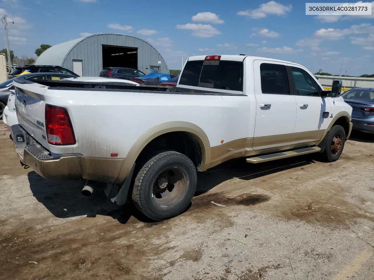 3C63DRKL4CG281773 2012 Dodge Ram 3500 Longhorn