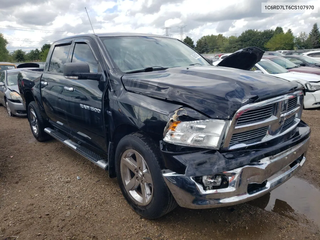 2012 Dodge Ram 1500 Slt VIN: 1C6RD7LT6CS107970 Lot: 68511584