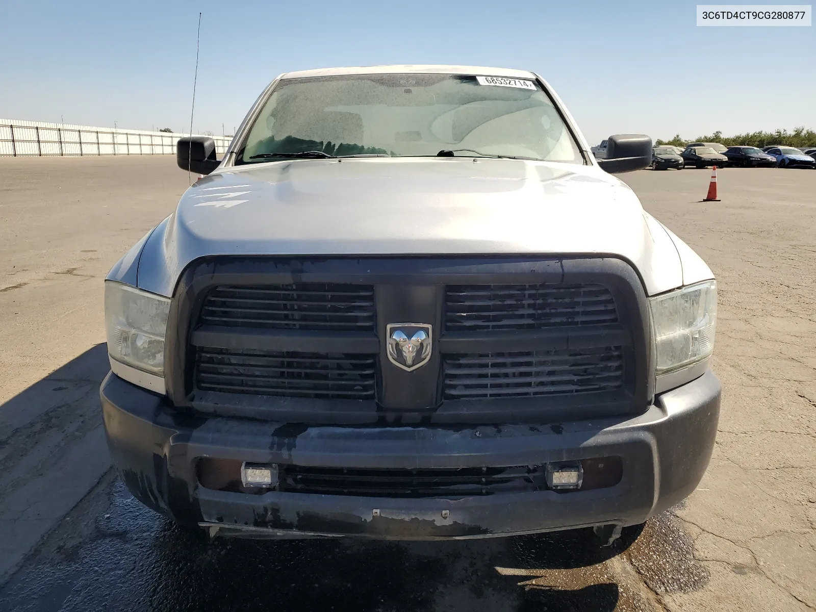 2012 Dodge Ram 2500 St VIN: 3C6TD4CT9CG280877 Lot: 68532714