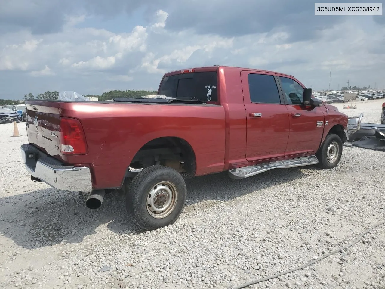 2012 Dodge Ram 2500 Slt VIN: 3C6UD5MLXCG338942 Lot: 68580334