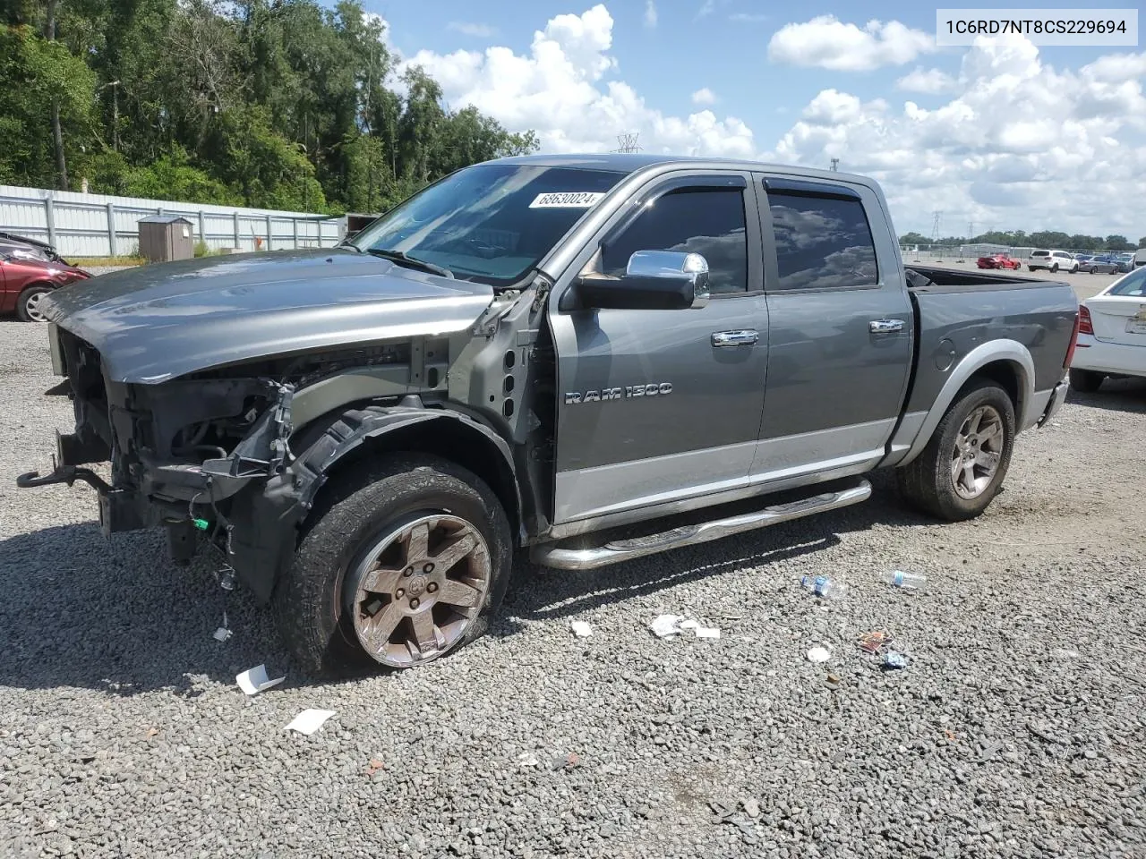 2012 Dodge Ram 1500 Laramie VIN: 1C6RD7NT8CS229694 Lot: 68630024