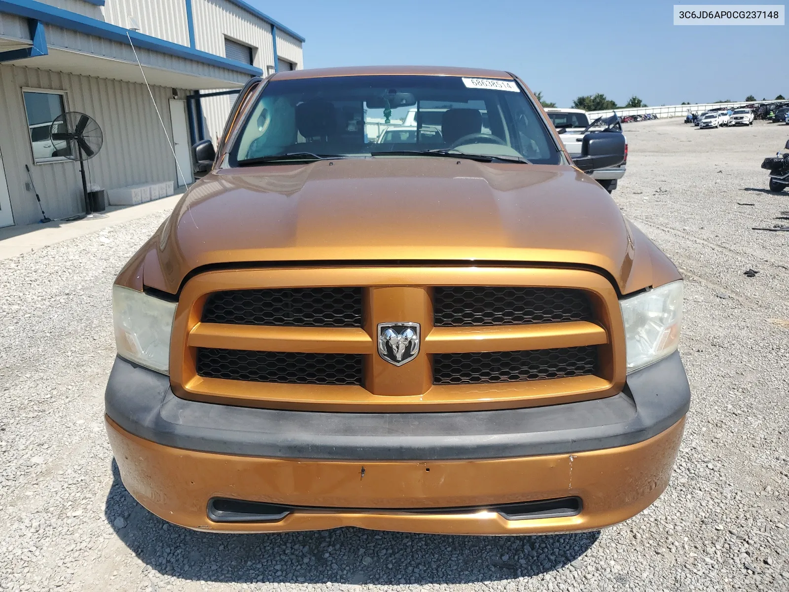 2012 Dodge Ram 1500 St VIN: 3C6JD6AP0CG237148 Lot: 68638514