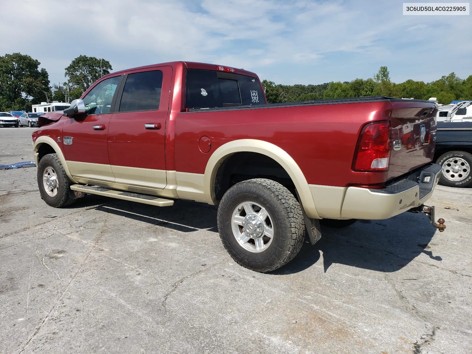 2012 Dodge Ram 2500 Longhorn VIN: 3C6UD5GL4CG225905 Lot: 68752344