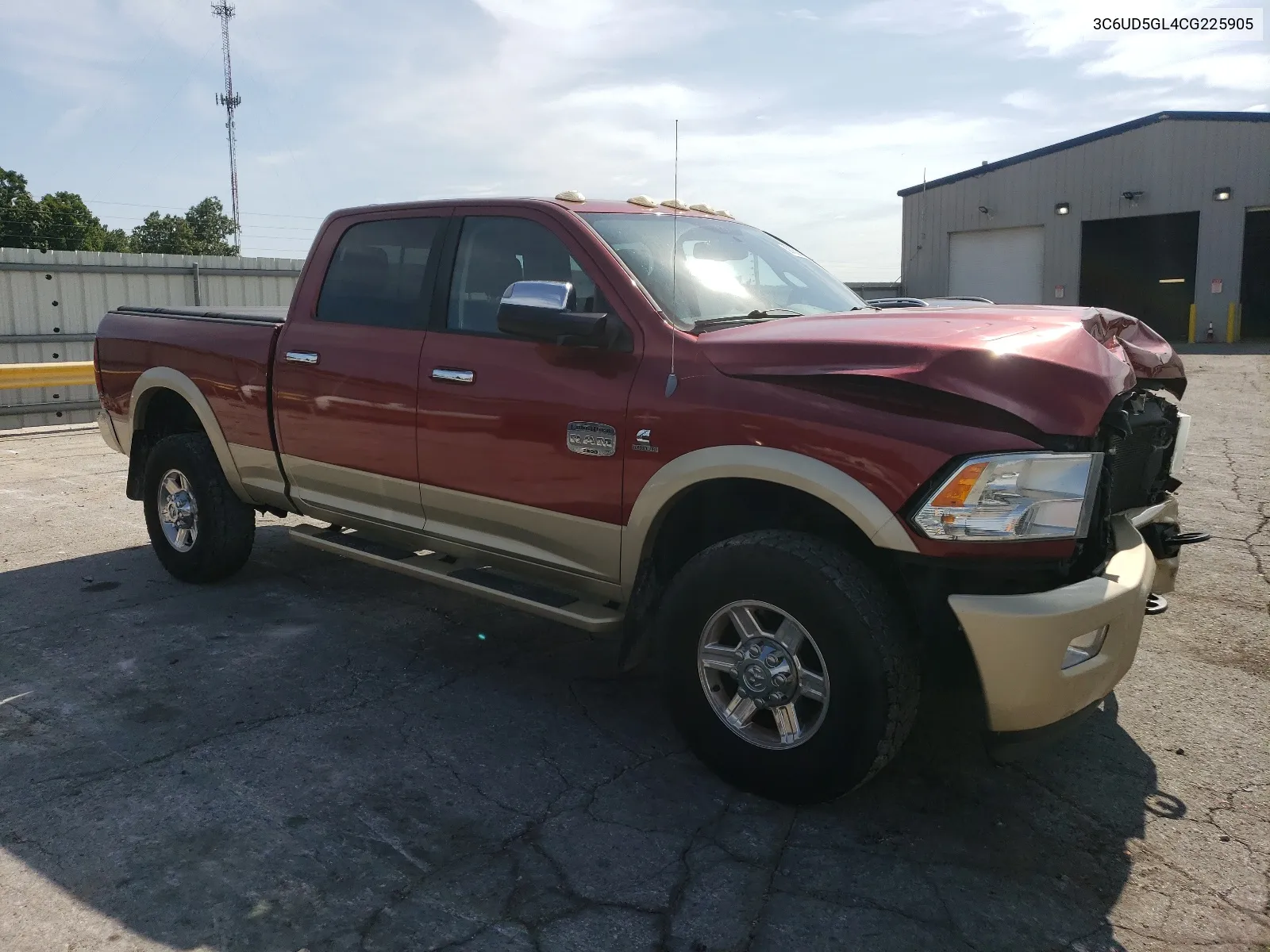 2012 Dodge Ram 2500 Longhorn VIN: 3C6UD5GL4CG225905 Lot: 68752344