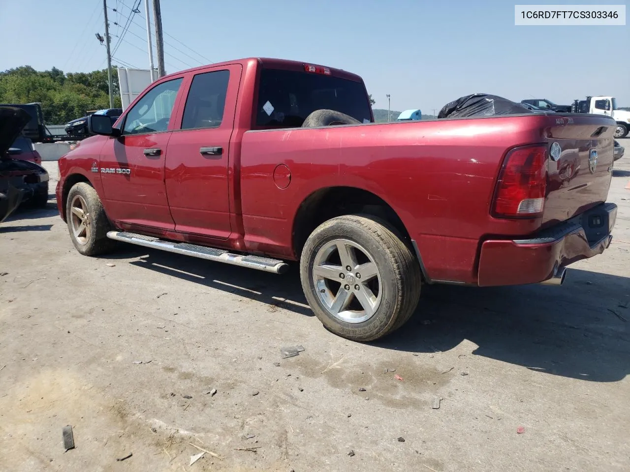 2012 Dodge Ram 1500 St VIN: 1C6RD7FT7CS303346 Lot: 68770844