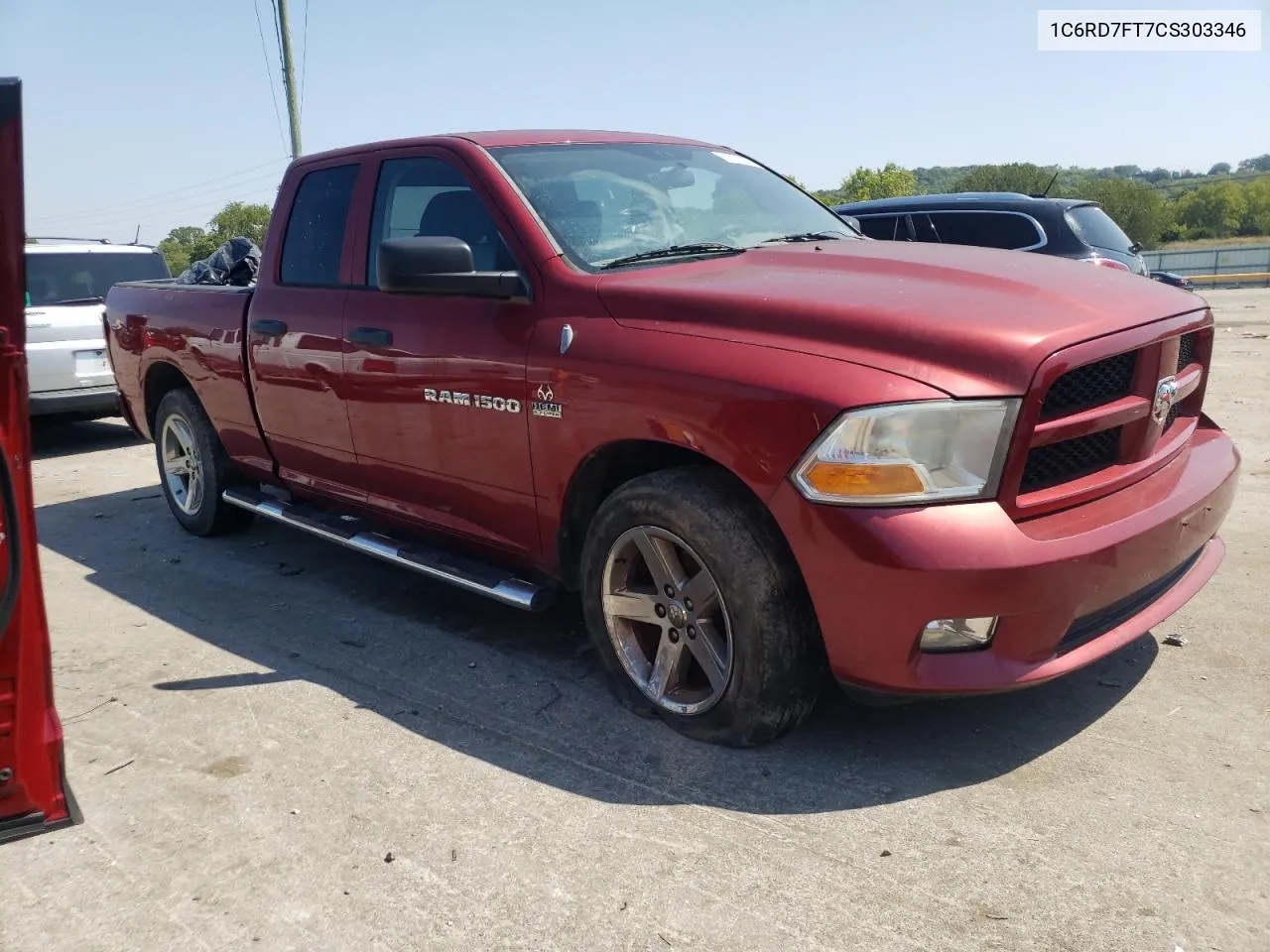 1C6RD7FT7CS303346 2012 Dodge Ram 1500 St