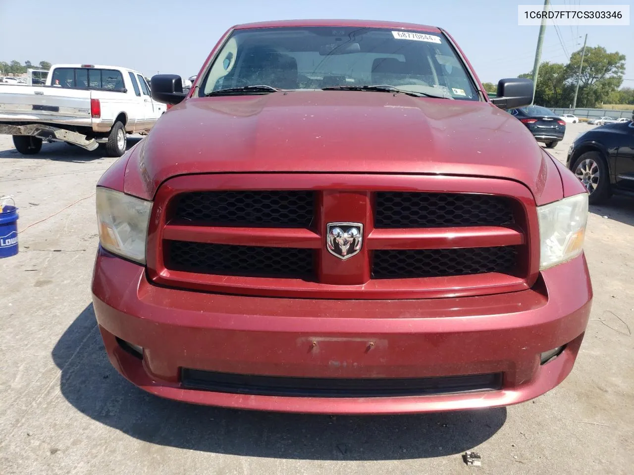 2012 Dodge Ram 1500 St VIN: 1C6RD7FT7CS303346 Lot: 68770844