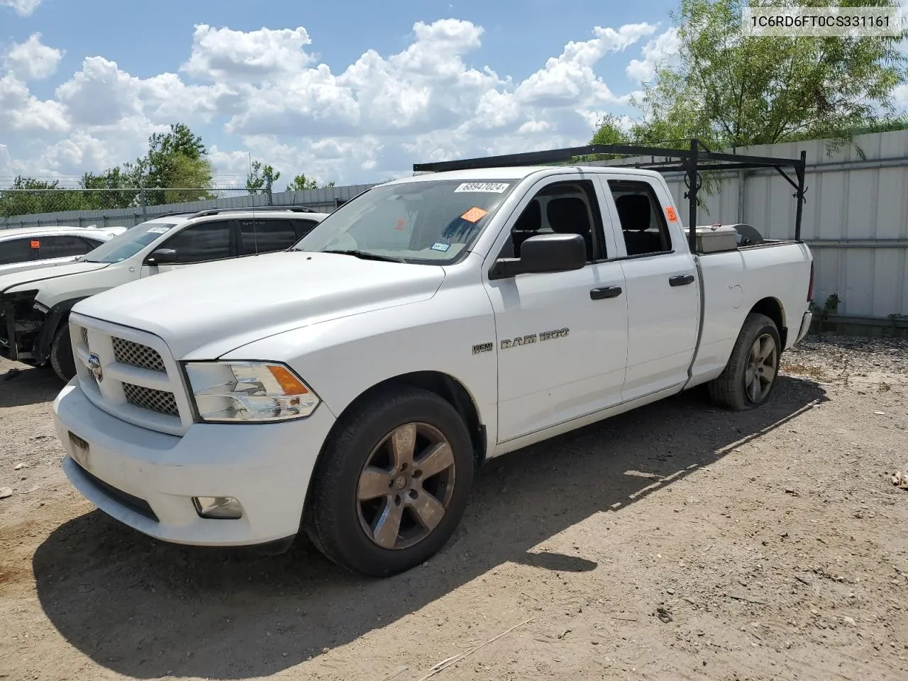 2012 Dodge Ram 1500 St VIN: 1C6RD6FT0CS331161 Lot: 68947024