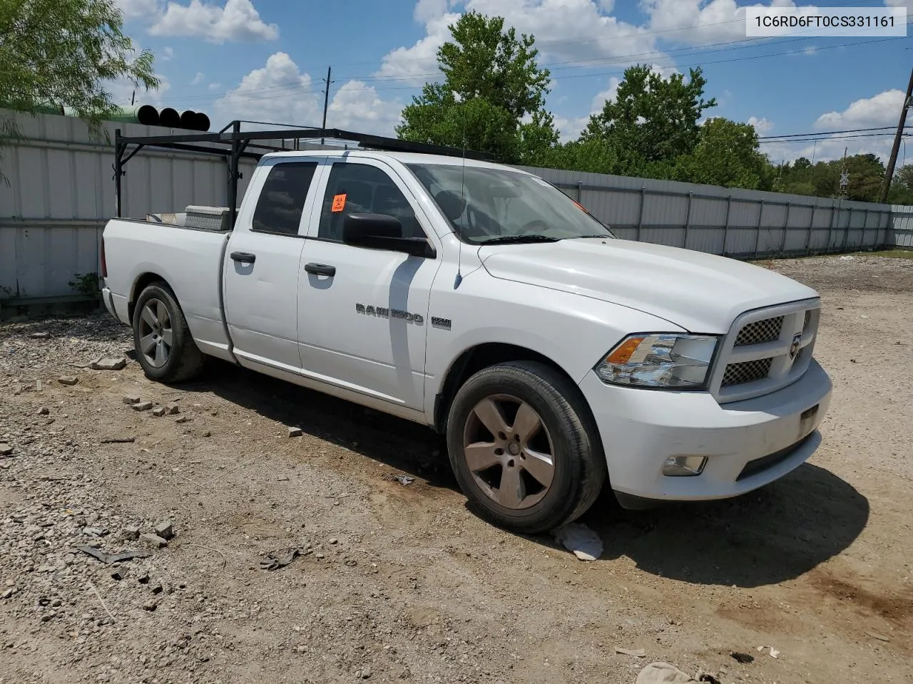 2012 Dodge Ram 1500 St VIN: 1C6RD6FT0CS331161 Lot: 68947024