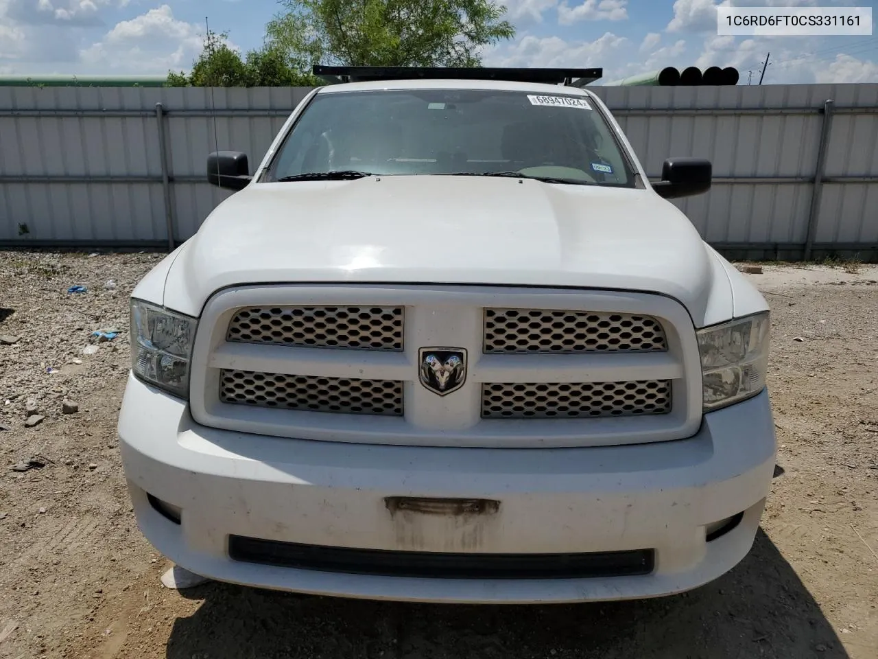 2012 Dodge Ram 1500 St VIN: 1C6RD6FT0CS331161 Lot: 68947024