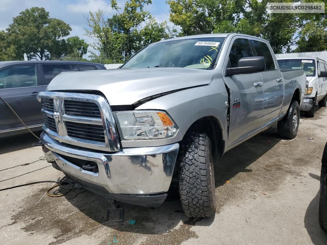 2012 Dodge Ram 2500 Slt VIN: 3C6UD5DL9CG298482 Lot: 68997044