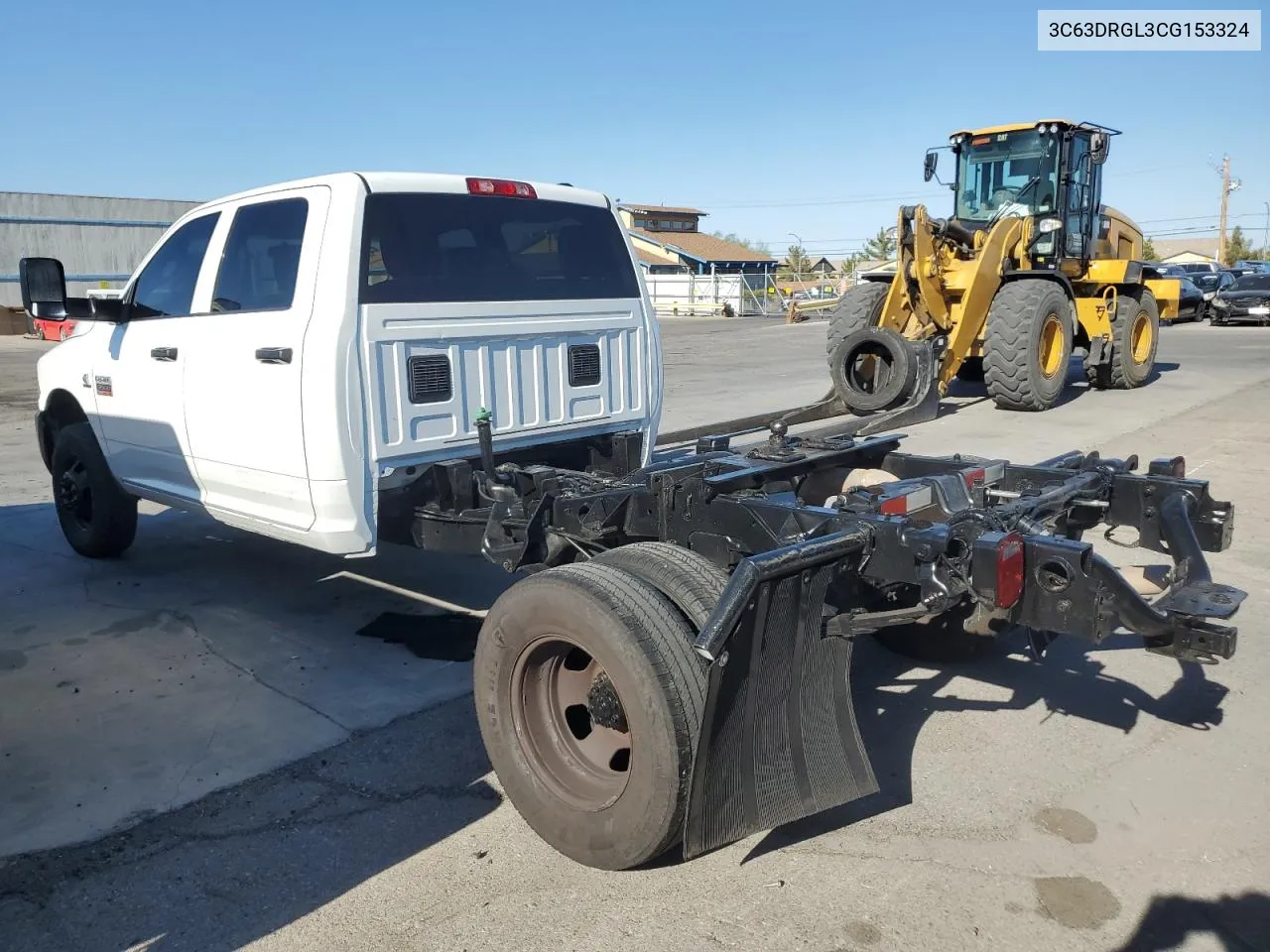 2012 Dodge Ram 3500 St VIN: 3C63DRGL3CG153324 Lot: 69099394