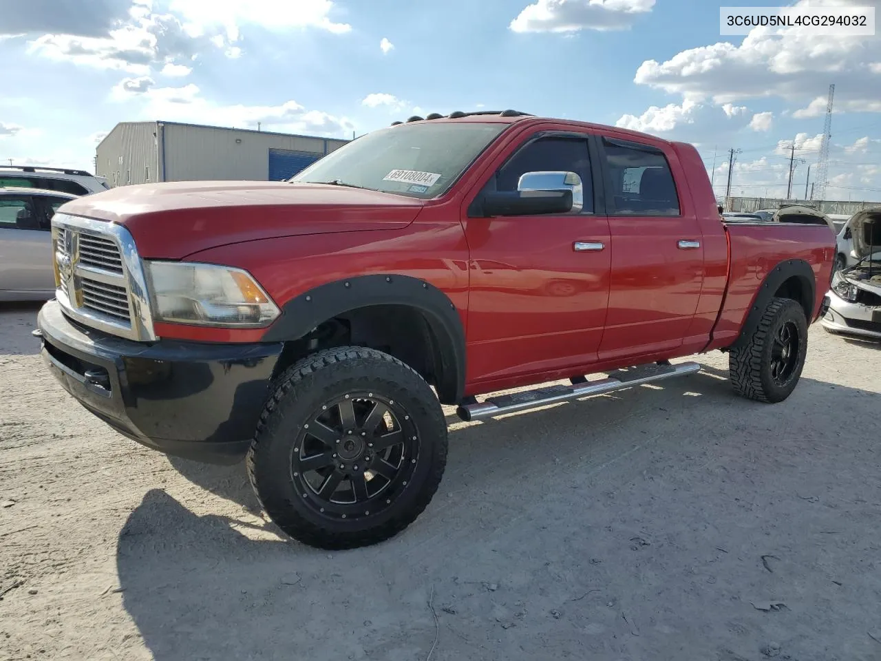 2012 Dodge Ram 2500 Laramie VIN: 3C6UD5NL4CG294032 Lot: 69108004