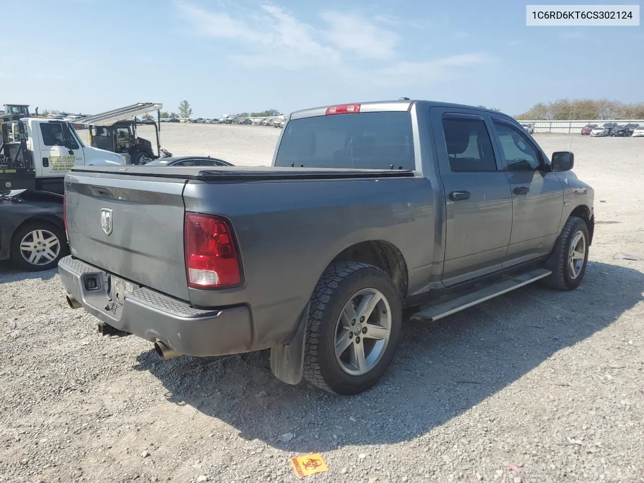 2012 Dodge Ram 1500 St VIN: 1C6RD6KT6CS302124 Lot: 69191404