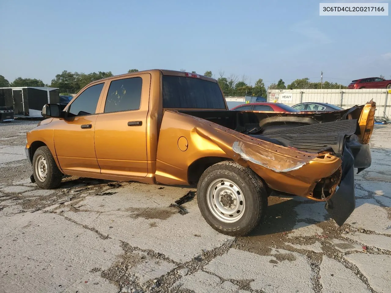 2012 Dodge Ram 2500 St VIN: 3C6TD4CL2CG217166 Lot: 69377944