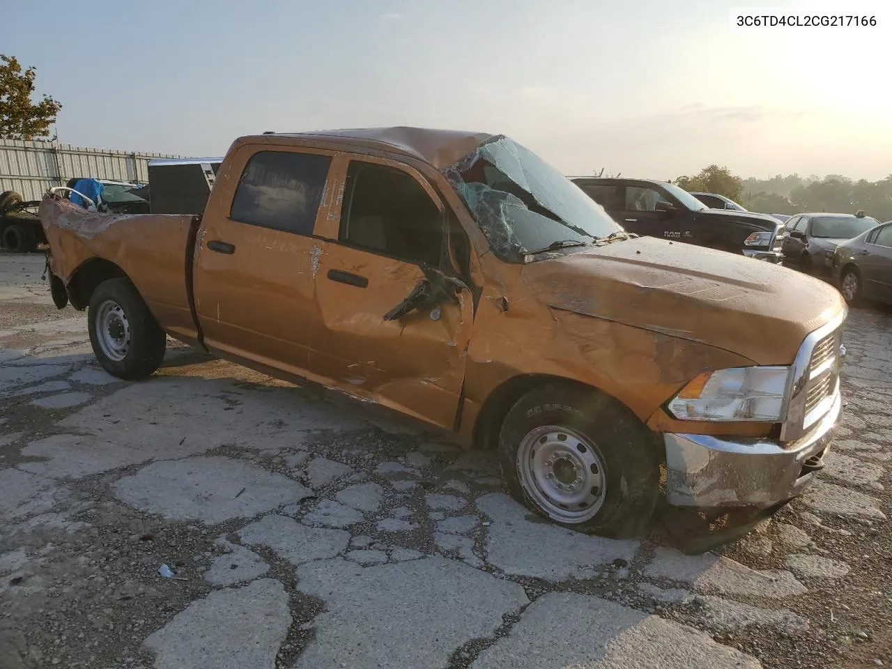 2012 Dodge Ram 2500 St VIN: 3C6TD4CL2CG217166 Lot: 69377944