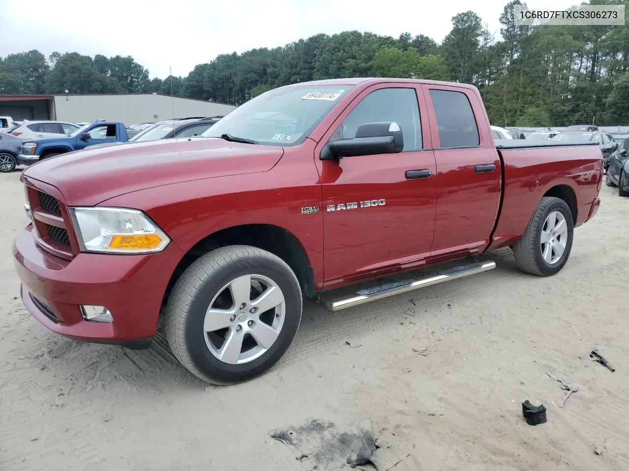 1C6RD7FTXCS306273 2012 Dodge Ram 1500 St