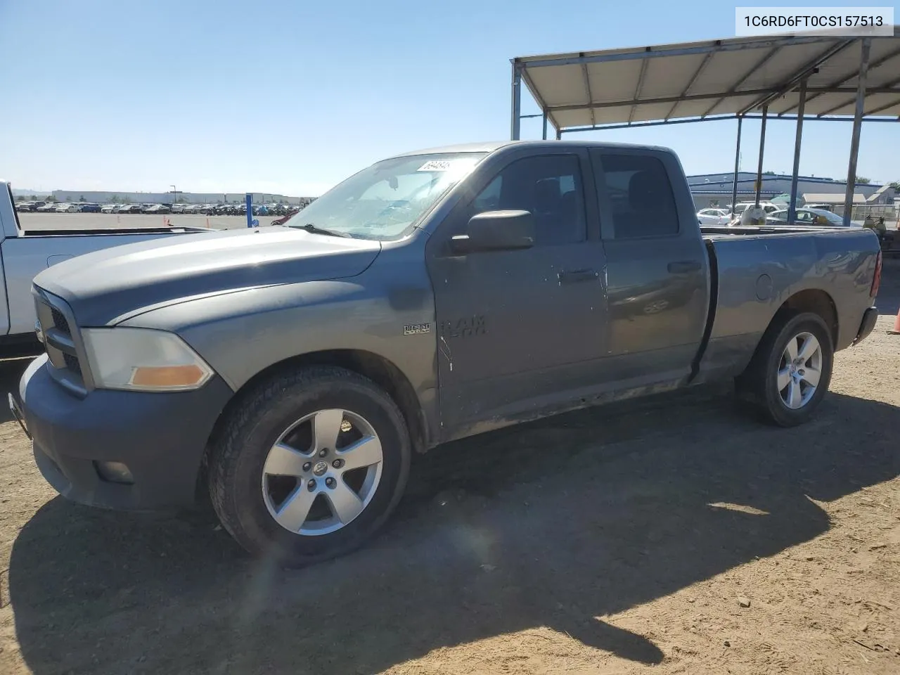 2012 Dodge Ram 1500 St VIN: 1C6RD6FT0CS157513 Lot: 69484804