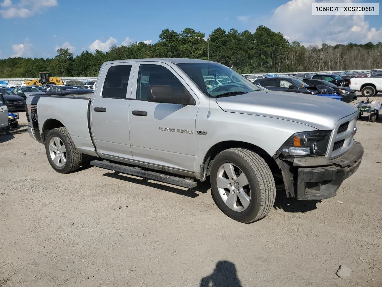 2012 Dodge Ram 1500 St VIN: 1C6RD7FTXCS200681 Lot: 69492034