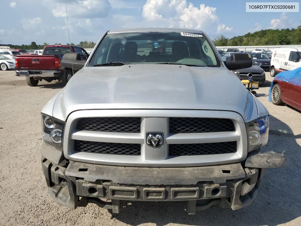 2012 Dodge Ram 1500 St VIN: 1C6RD7FTXCS200681 Lot: 69492034