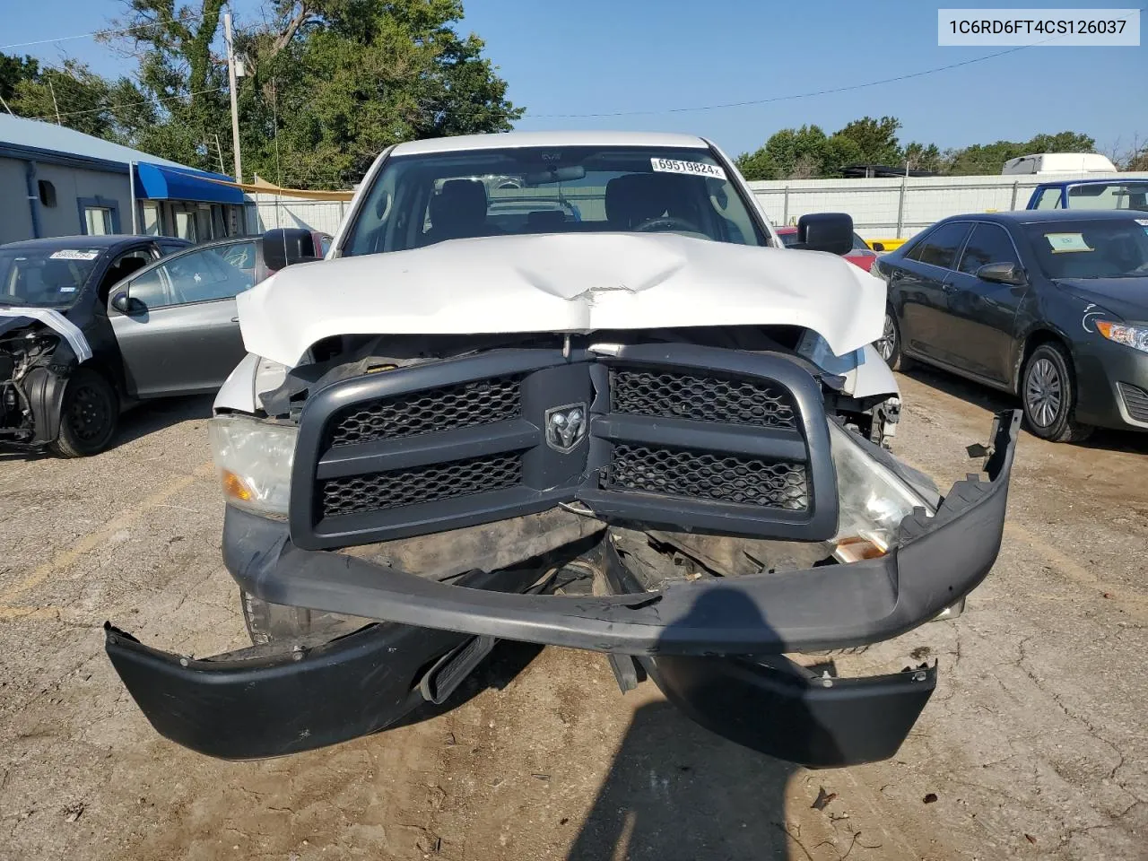 2012 Dodge Ram 1500 St VIN: 1C6RD6FT4CS126037 Lot: 69519824