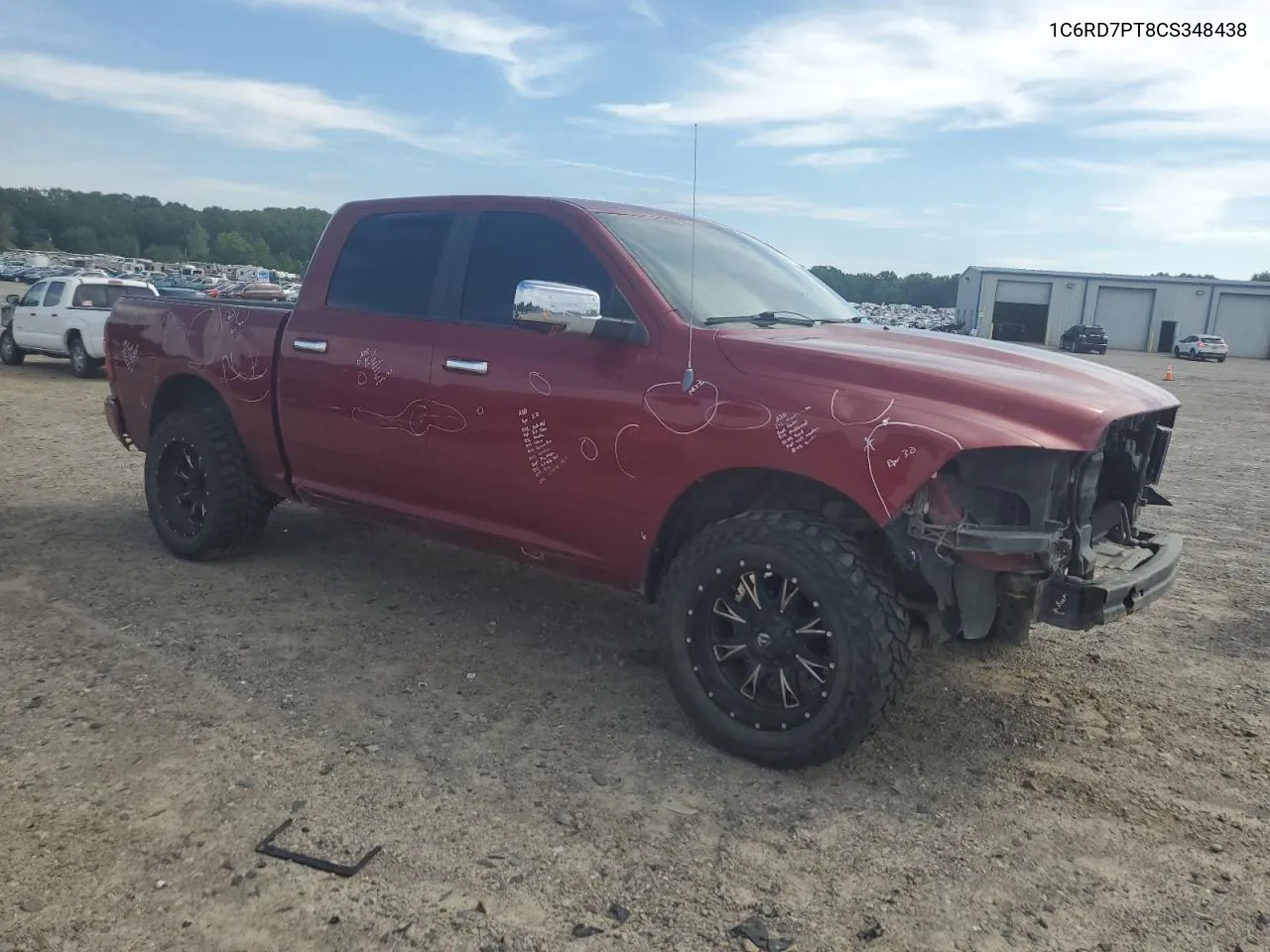 2012 Dodge Ram 1500 Longhorn VIN: 1C6RD7PT8CS348438 Lot: 69646454