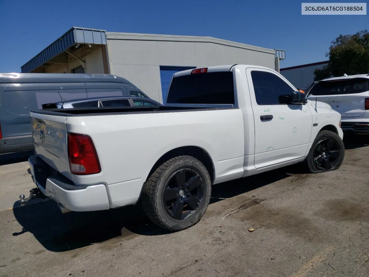 2012 Dodge Ram 1500 St VIN: 3C6JD6AT6CG188504 Lot: 69651974