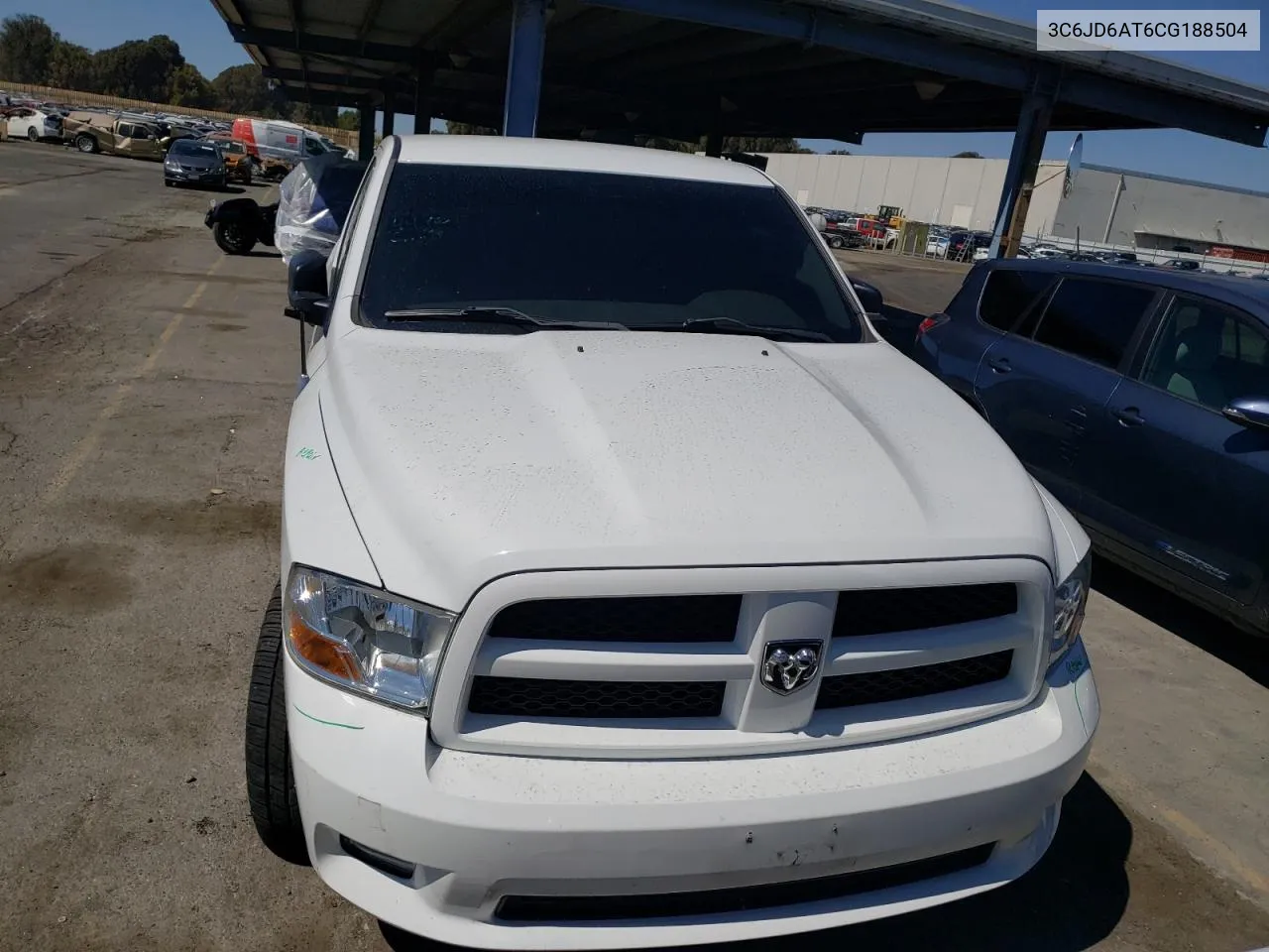 2012 Dodge Ram 1500 St VIN: 3C6JD6AT6CG188504 Lot: 69651974