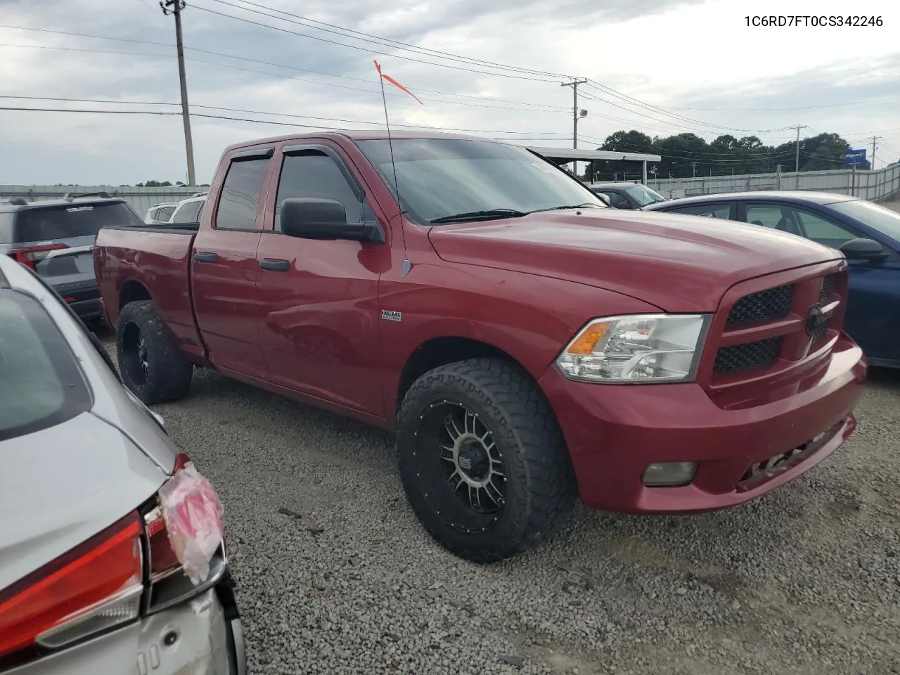 2012 Dodge Ram 1500 St VIN: 1C6RD7FT0CS342246 Lot: 69743214