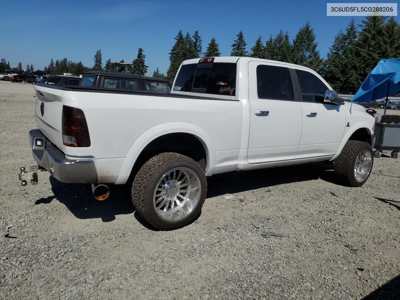 2012 Dodge Ram 2500 Laramie VIN: 3C6UD5FL5CG288206 Lot: 70039654