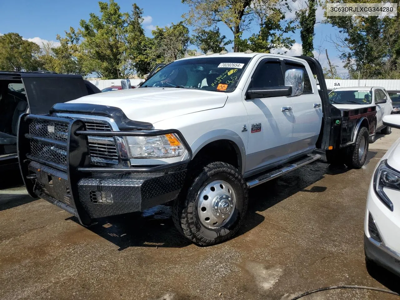 2012 Dodge Ram 3500 Laramie VIN: 3C63DRJLXCG344280 Lot: 70202654