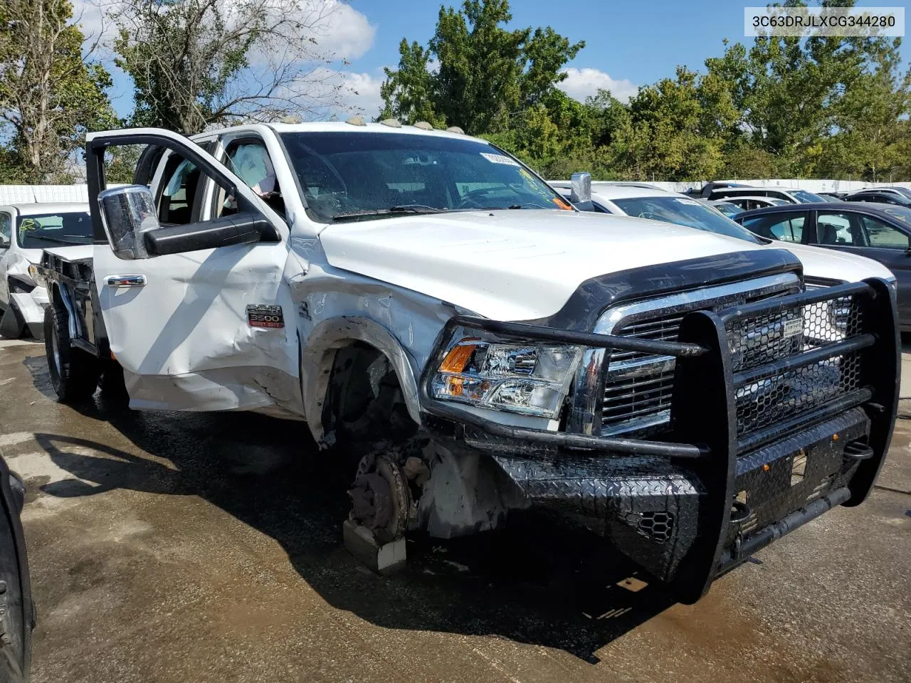 2012 Dodge Ram 3500 Laramie VIN: 3C63DRJLXCG344280 Lot: 70202654