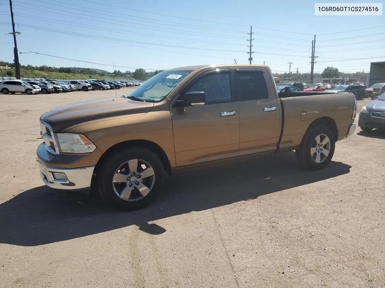 2012 Dodge Ram 1500 Slt VIN: 1C6RD6GT1CS274516 Lot: 70312314