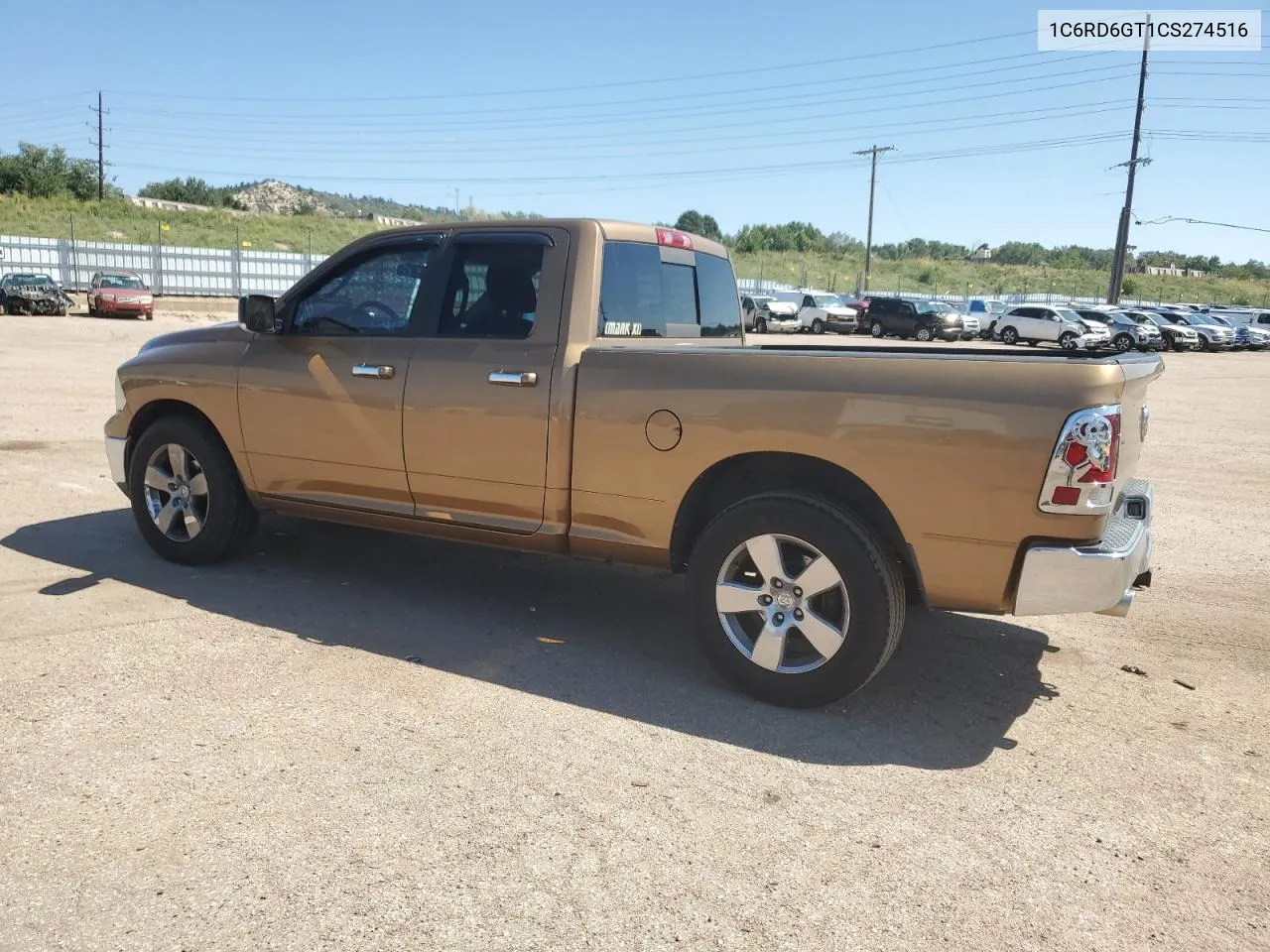 2012 Dodge Ram 1500 Slt VIN: 1C6RD6GT1CS274516 Lot: 70312314