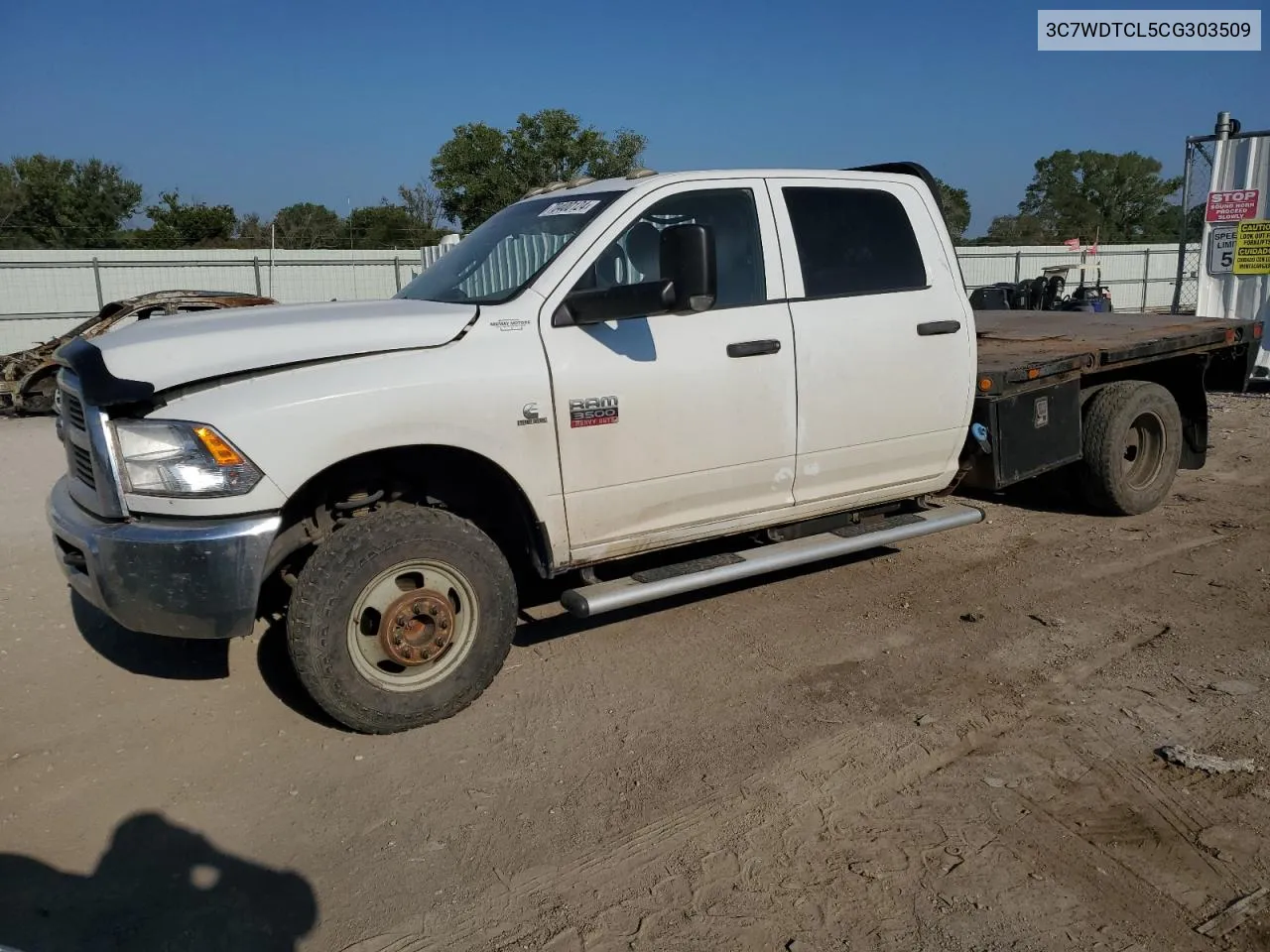 2012 Dodge Ram 3500 St VIN: 3C7WDTCL5CG303509 Lot: 70400124