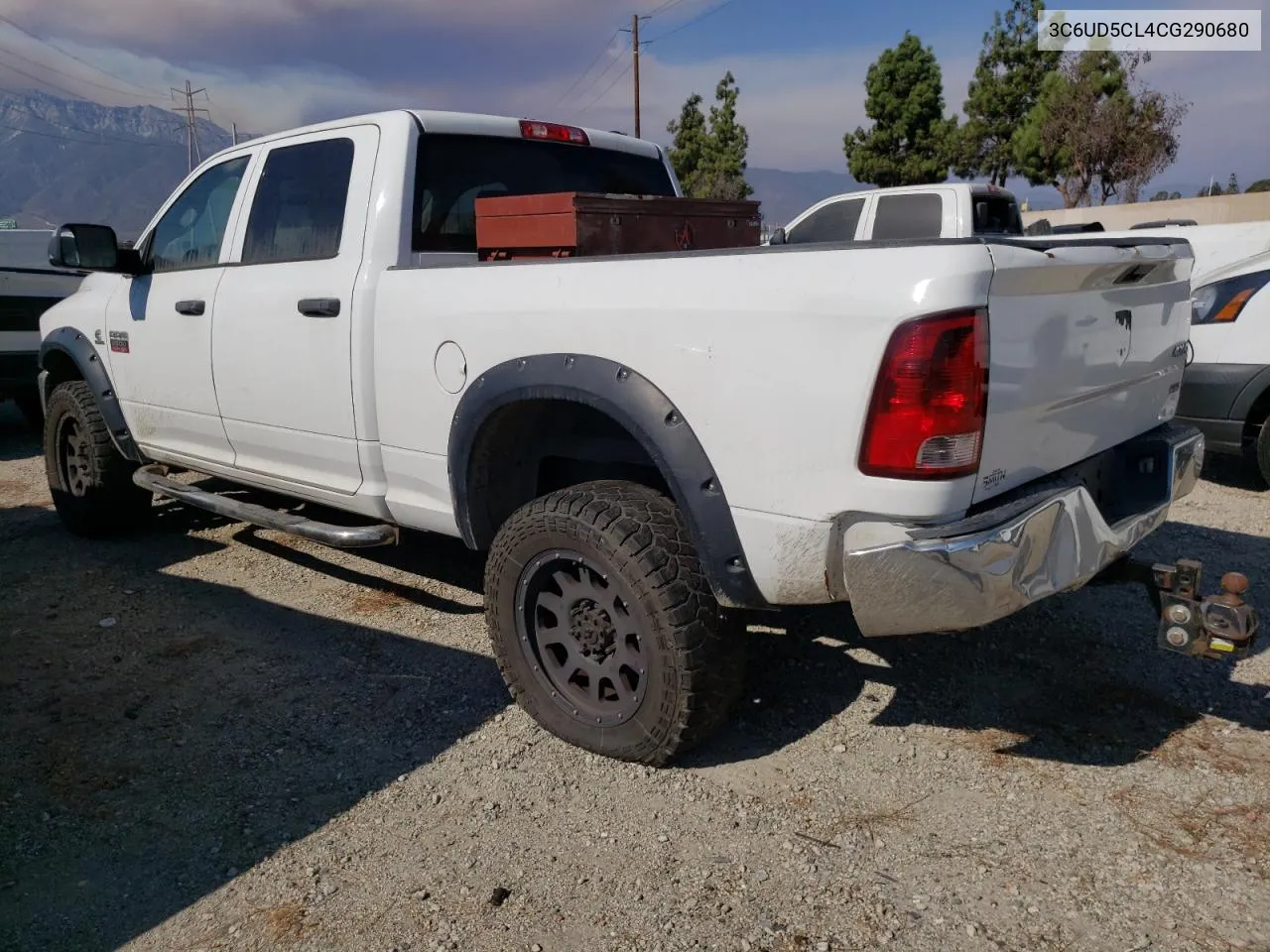 2012 Dodge Ram 2500 St VIN: 3C6UD5CL4CG290680 Lot: 70618894