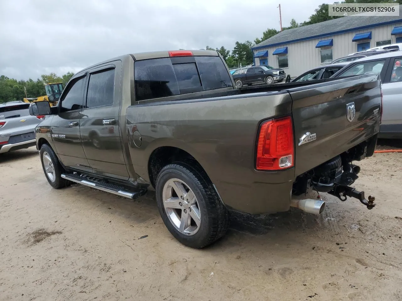 2012 Dodge Ram 1500 Slt VIN: 1C6RD6LTXCS152906 Lot: 70983994