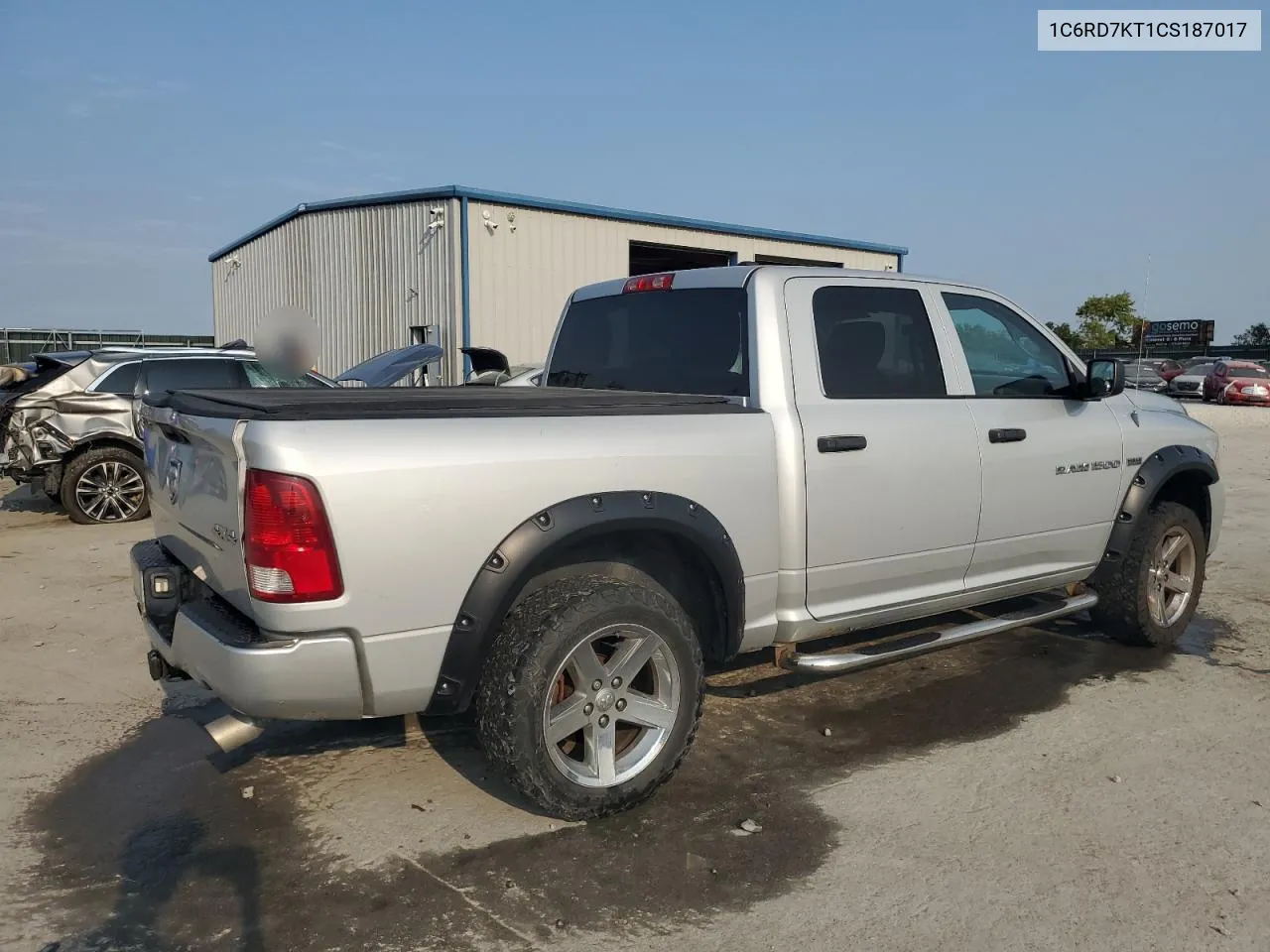 2012 Dodge Ram 1500 St VIN: 1C6RD7KT1CS187017 Lot: 71084604