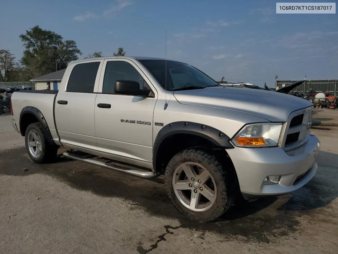 2012 Dodge Ram 1500 St VIN: 1C6RD7KT1CS187017 Lot: 71084604