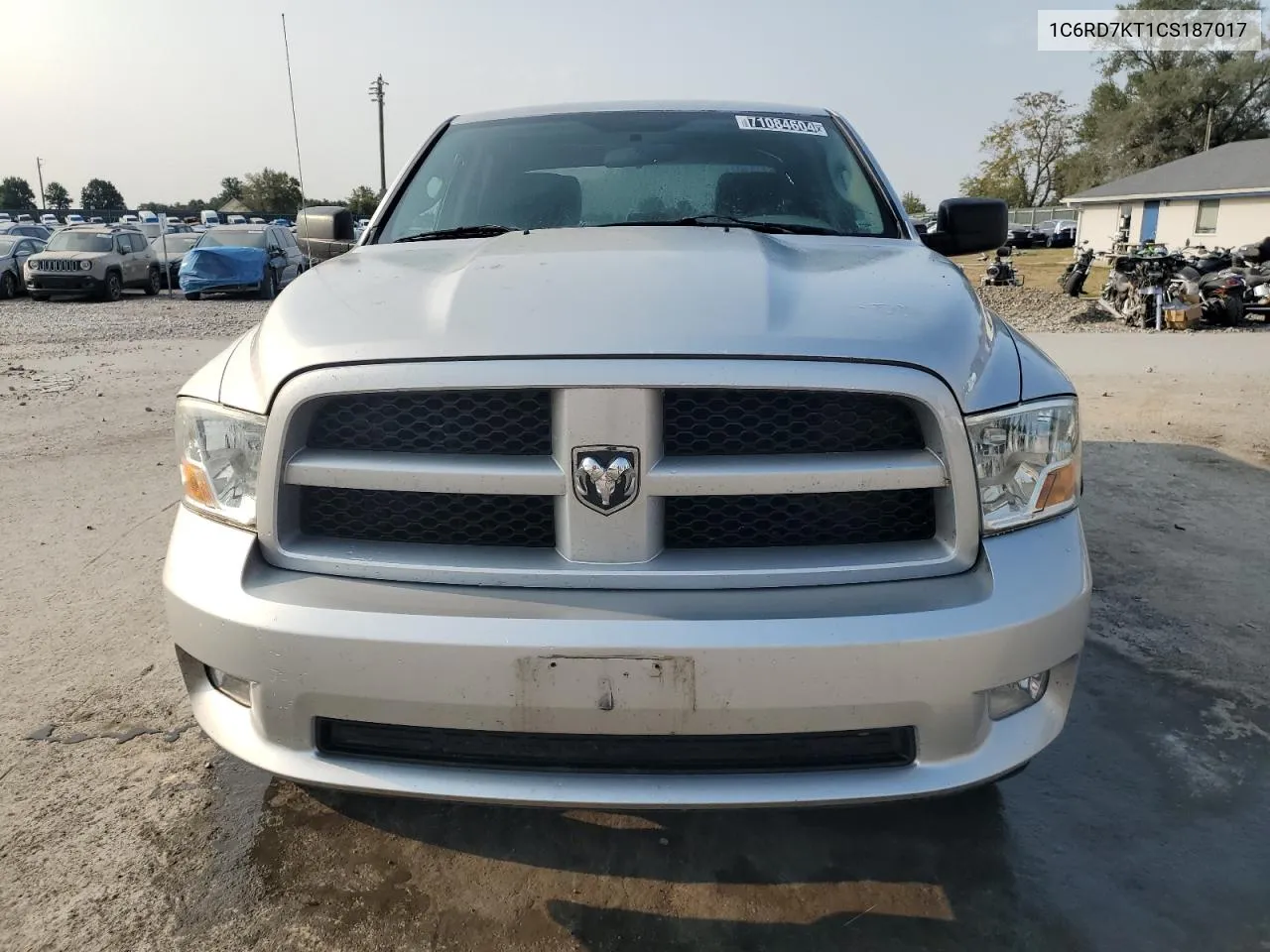 2012 Dodge Ram 1500 St VIN: 1C6RD7KT1CS187017 Lot: 71084604