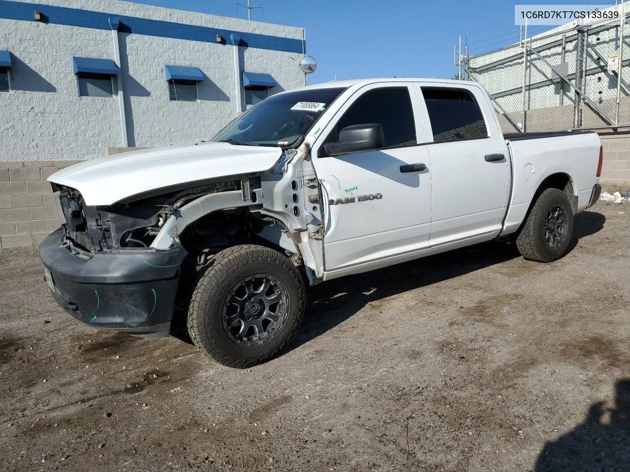 2012 Dodge Ram 1500 St VIN: 1C6RD7KT7CS133639 Lot: 71085864