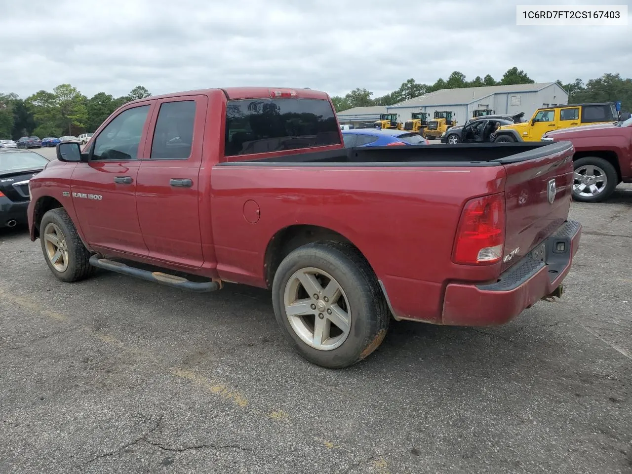 2012 Dodge Ram 1500 St VIN: 1C6RD7FT2CS167403 Lot: 71092214