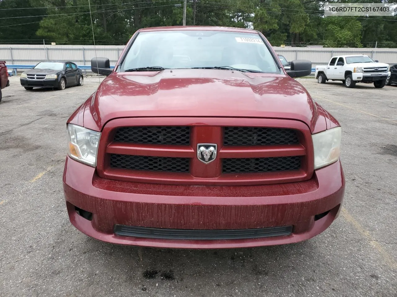 2012 Dodge Ram 1500 St VIN: 1C6RD7FT2CS167403 Lot: 71092214