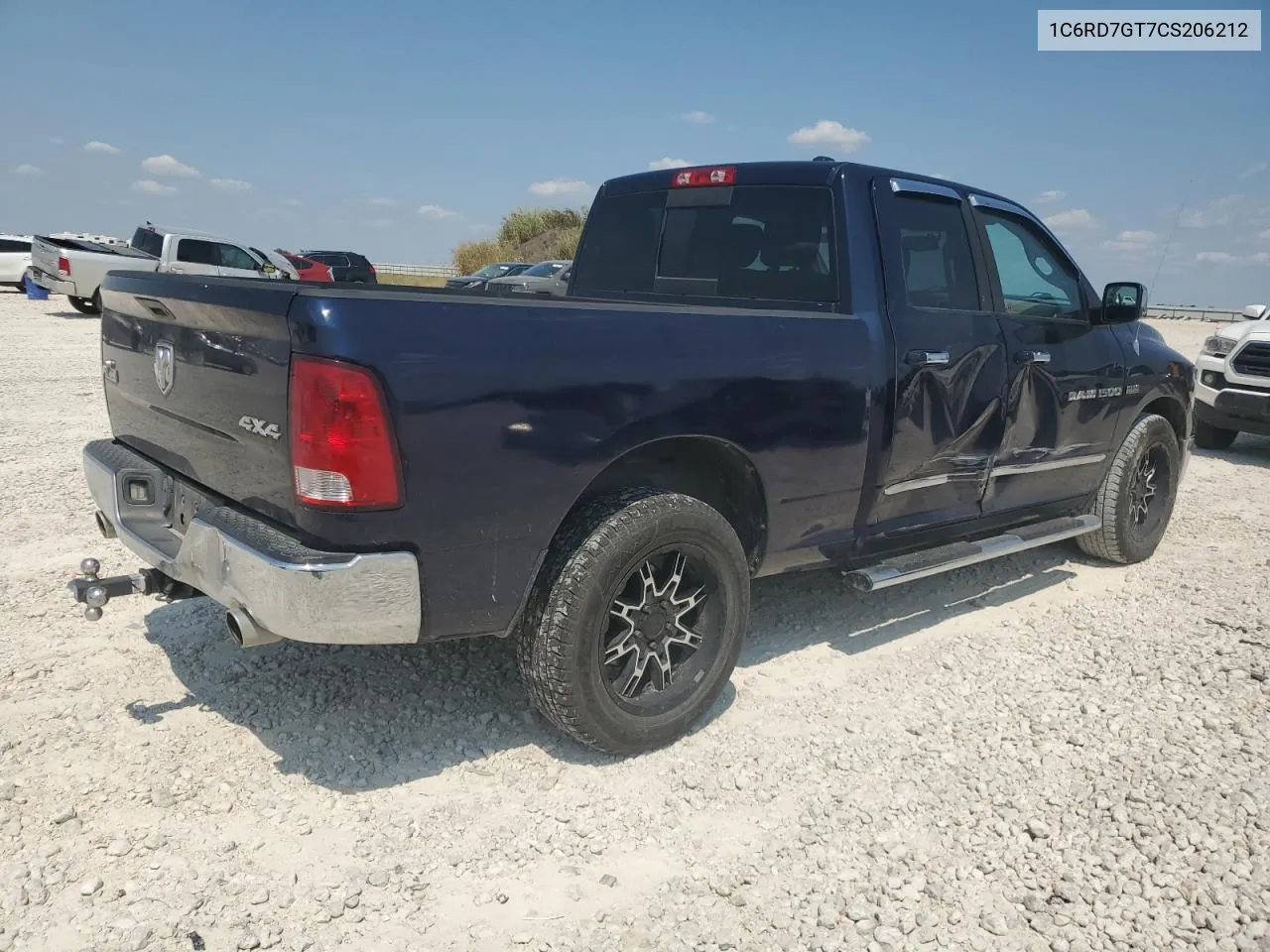 2012 Dodge Ram 1500 Slt VIN: 1C6RD7GT7CS206212 Lot: 71308034