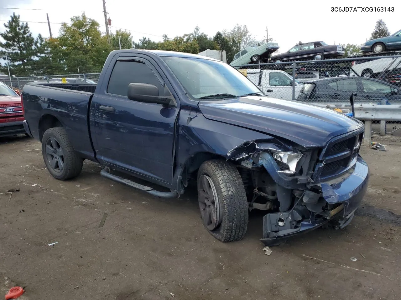 3C6JD7ATXCG163143 2012 Dodge Ram 1500 St